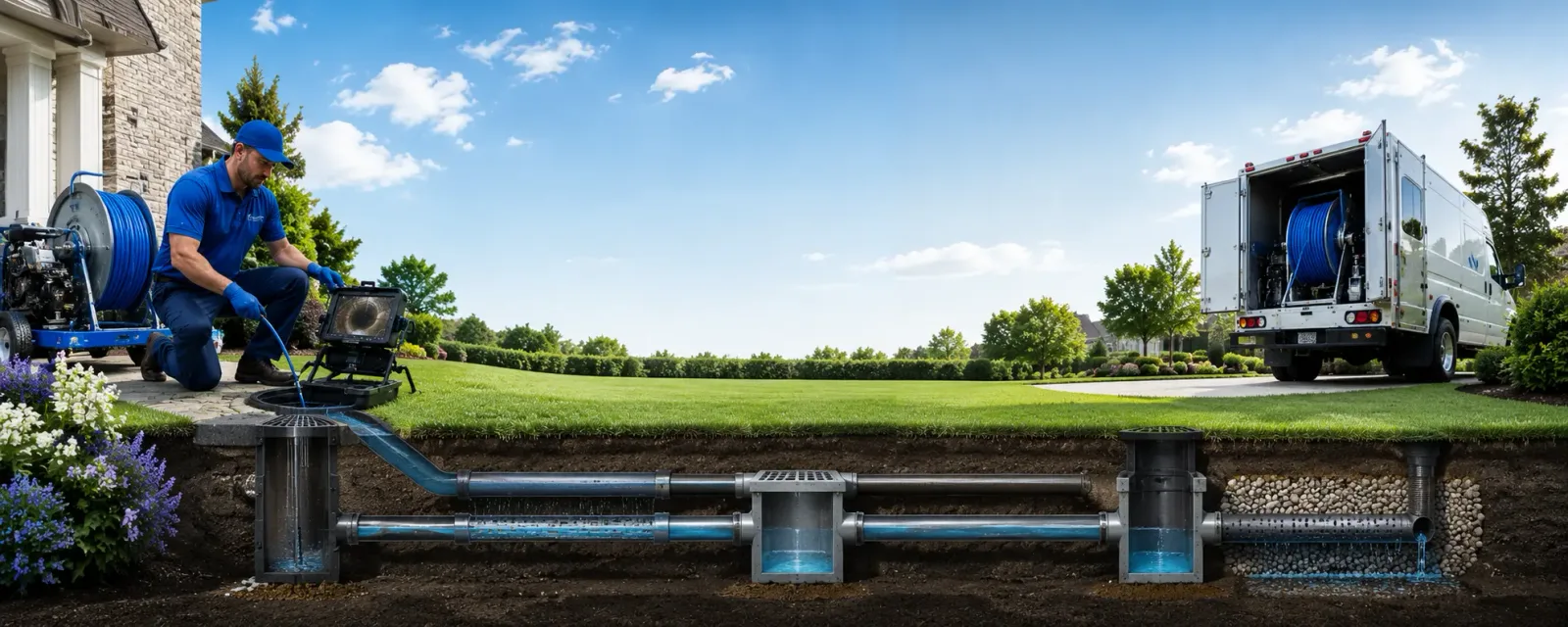 Outdoor drain cleaning information for Hookstown, PA